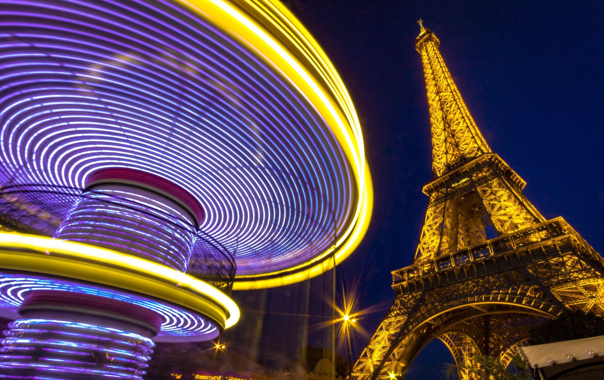 Tour Eiffel from below, Paris, France