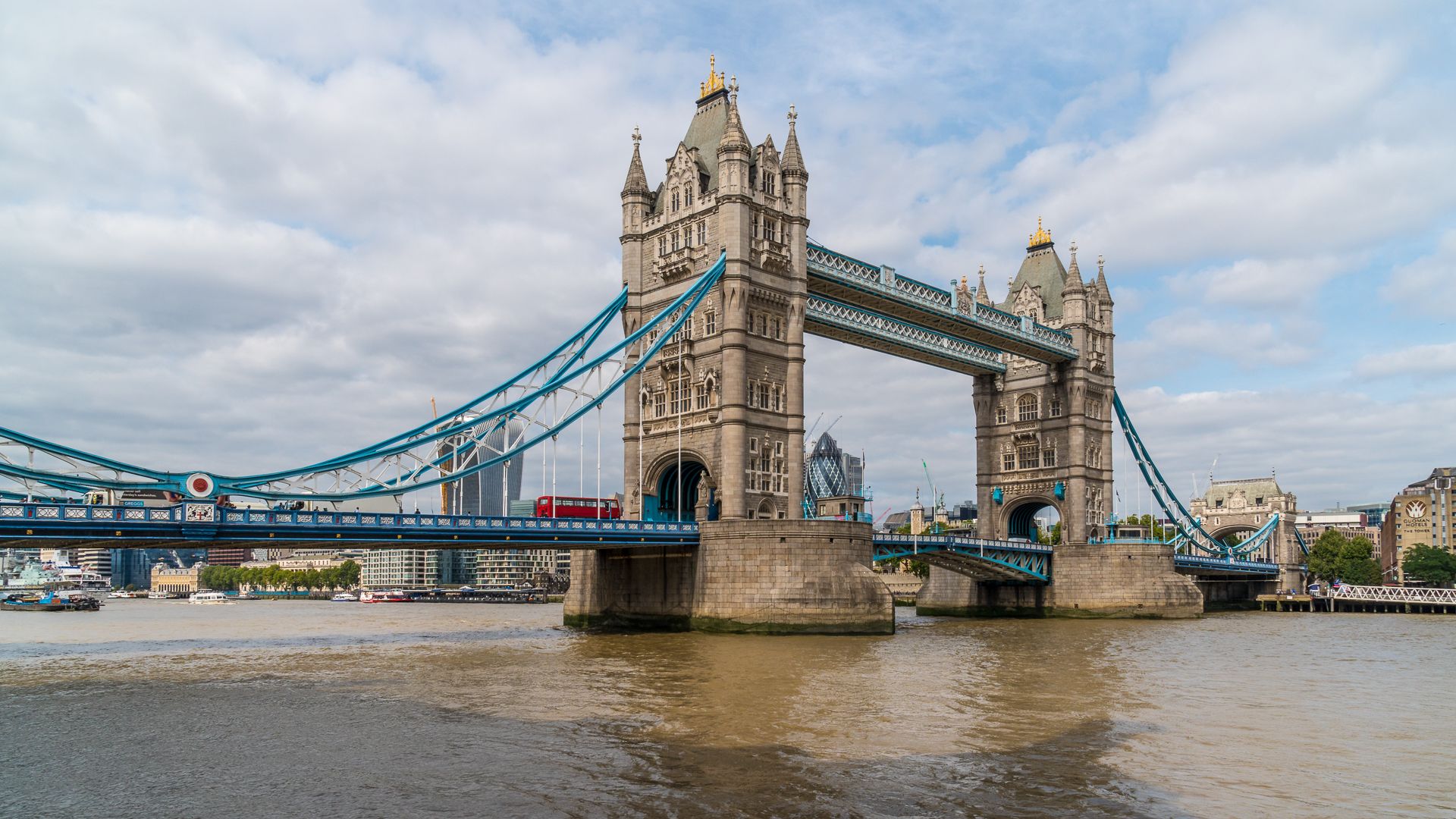 Tower Bridge and The Gherkin, London, United Kingdom