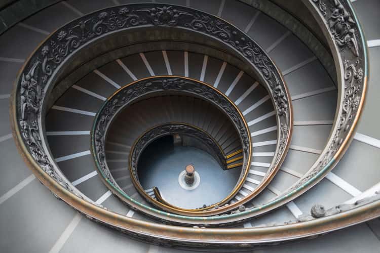 Spiral Staircase at Vatican Museum, Rome