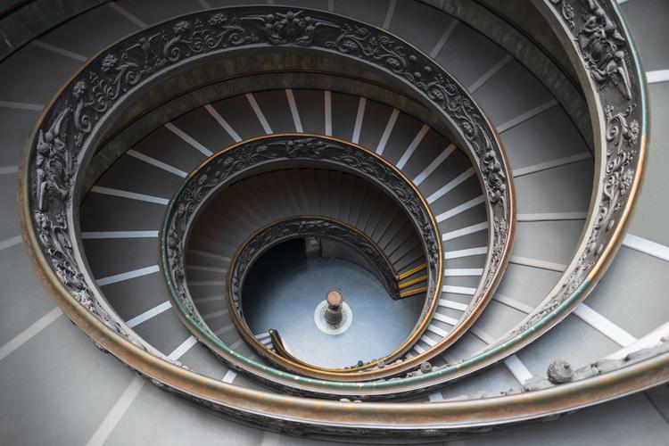Vatican museum spiral staircase, Rome
