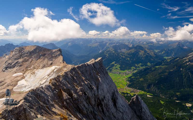 View from the Zugspitze