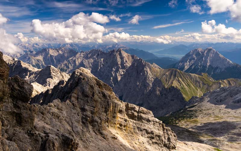 View from the Zugspitze