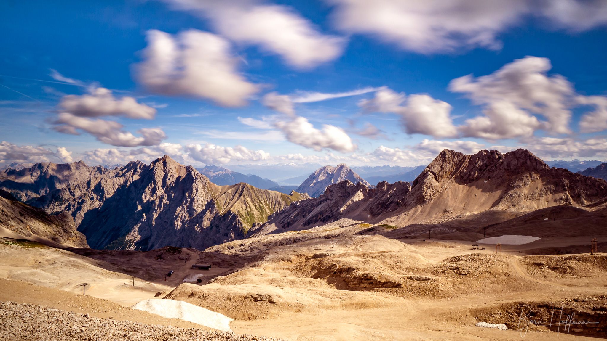 View from the Zugspitzplatt, Germany