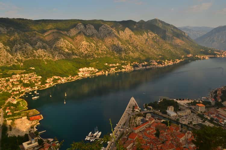 View over the Bay of Kotor