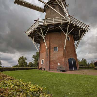 Windmill in Dokkum, Netherlands