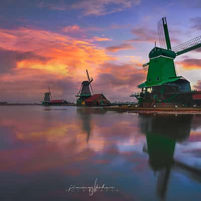 Zaanse Schans World of Windmills, Netherlands