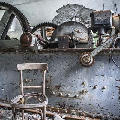 Abandoned water works in the Tinée valley, France