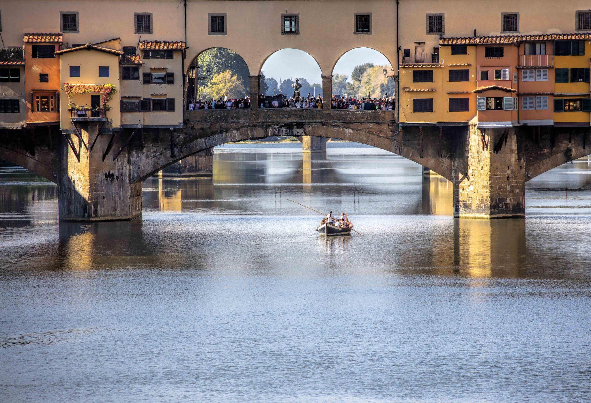 Along Arno, Florence, Italy