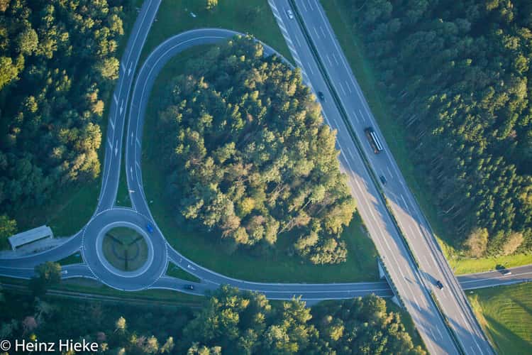 Autobahnabfahrt
