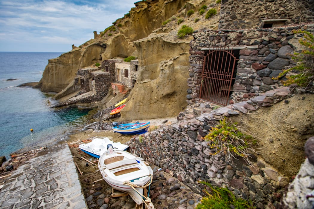 Balneare Pollara boats and storage Salina, Italy