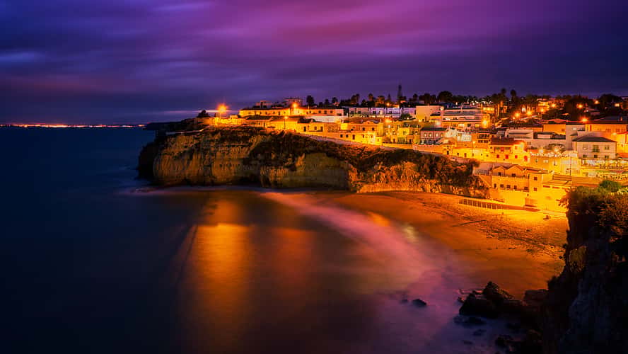 Golden Chalk Cliffs (Praia do Carvoeiro / Algarve)