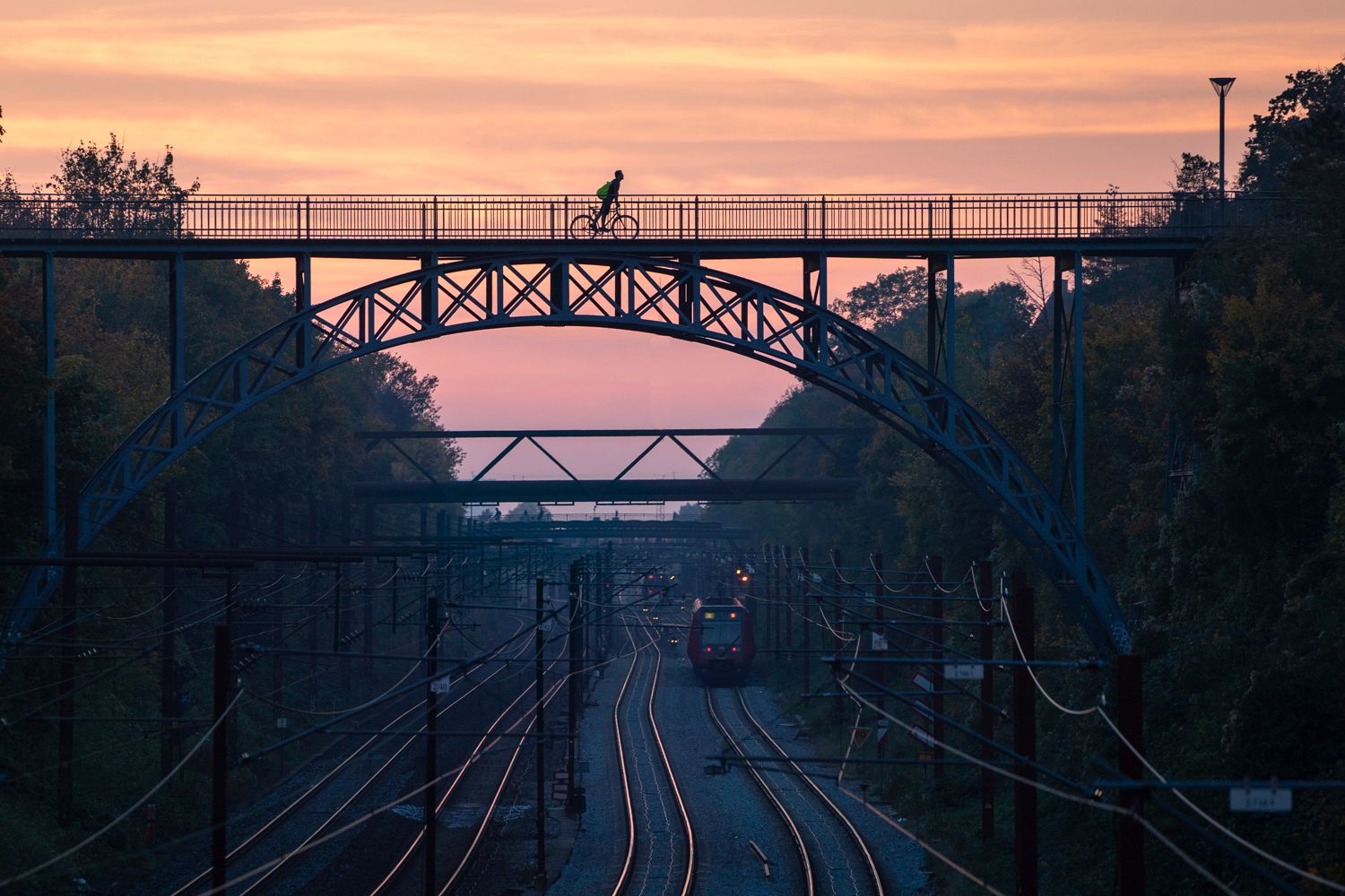 Carlsberg cycel bridge, Copenhagen, Denmark