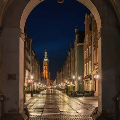 City Hall & Dugla Street from Golden Gate, Poland