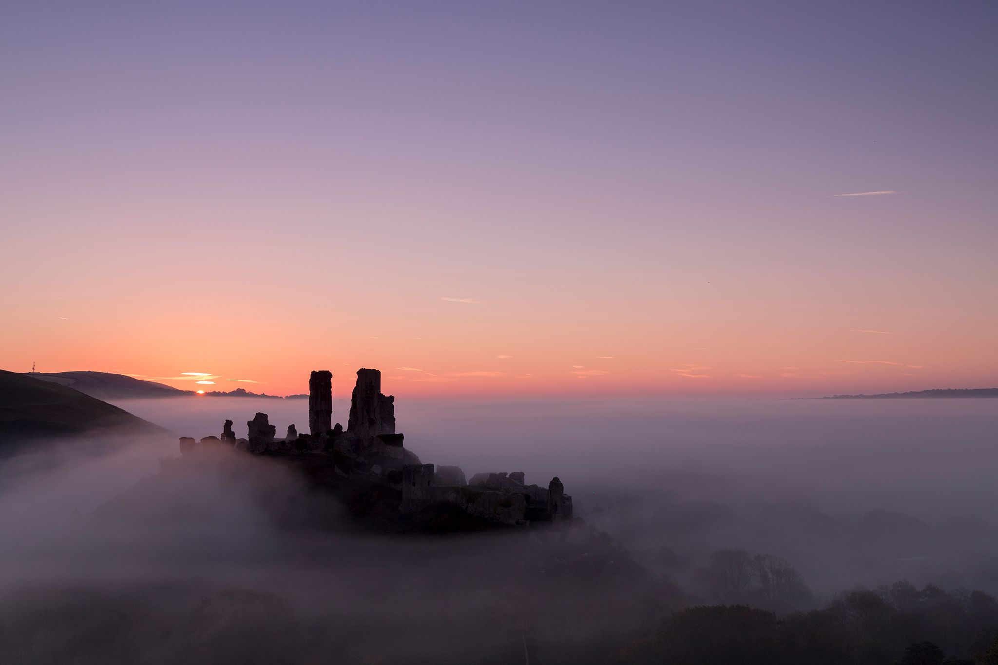 Corfe Castle, Dorset, United Kingdom