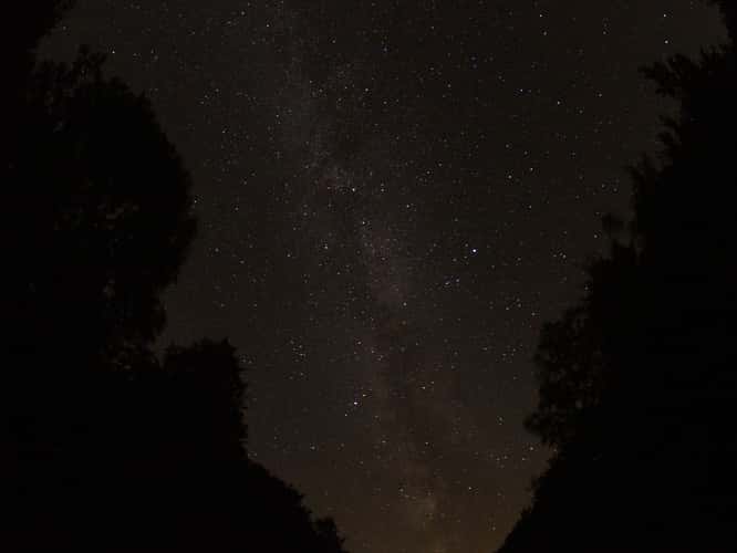 Dark Sky near 'Møn`s Klint'