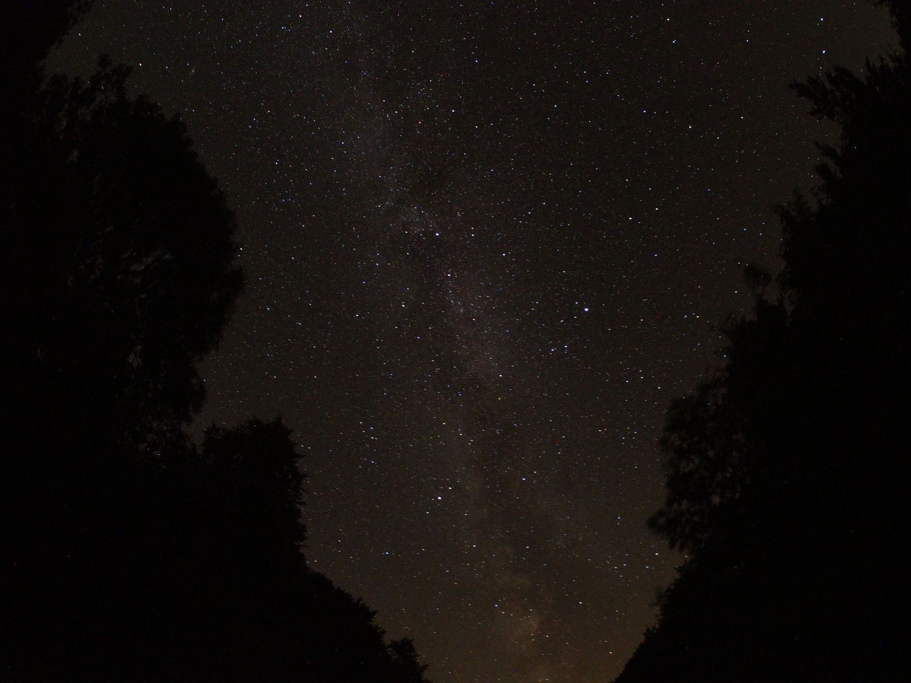 Dark Sky near 'Møn`s Klint', Denmark
