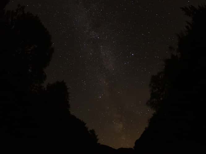 Dark Sky near 'Møn`s Klint'