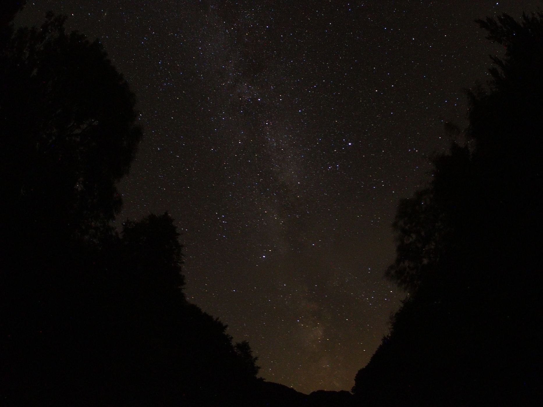 Dark Sky near 'Møn`s Klint', Denmark