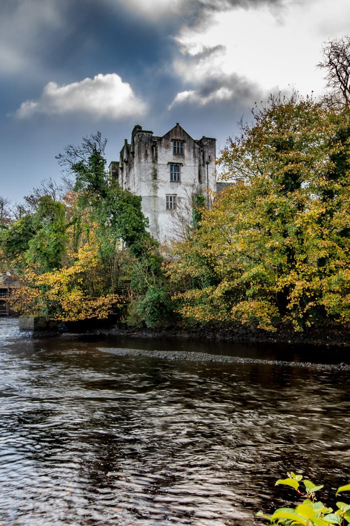 Donegal Castle river and bridge, Ireland