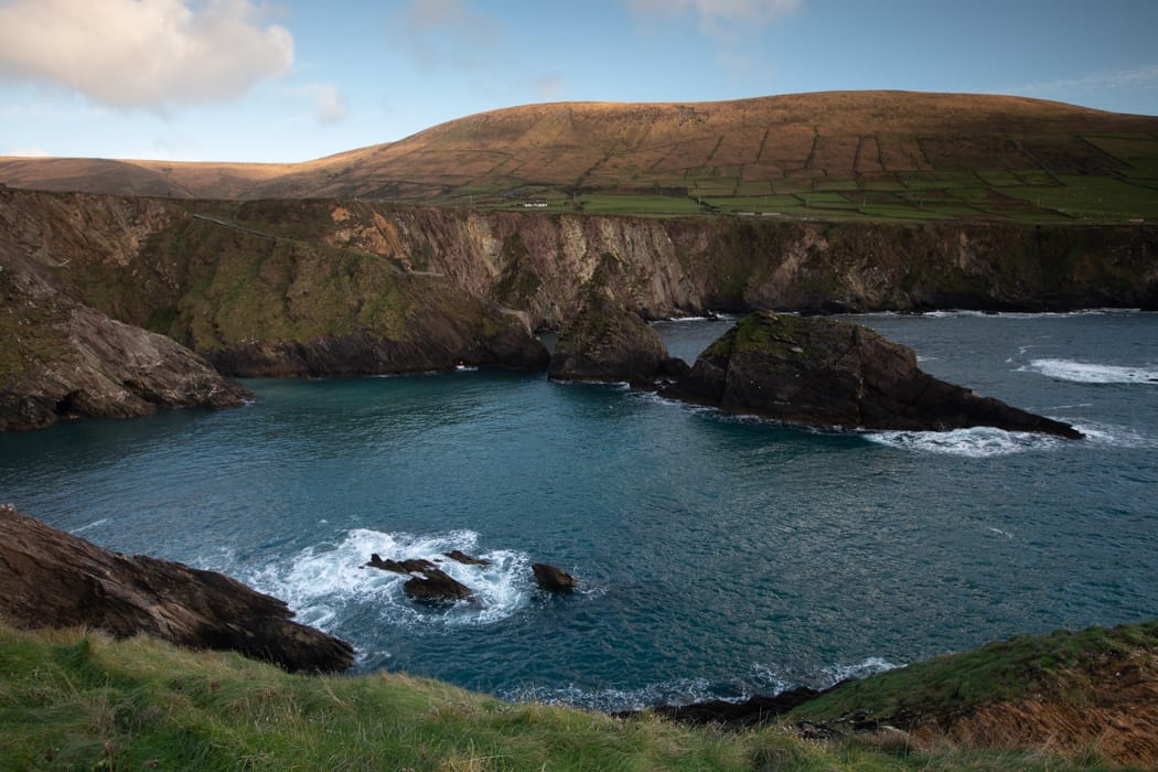 Dunquin Harbour sea stacks, Ireland
