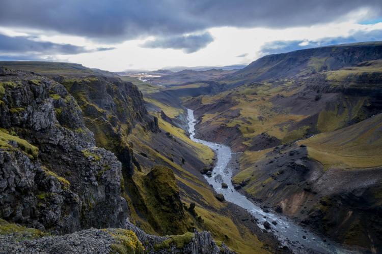 Fossa canyon, Iceland