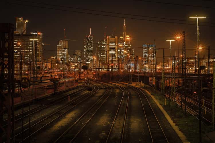 Frankfurt, Main Station from the backside