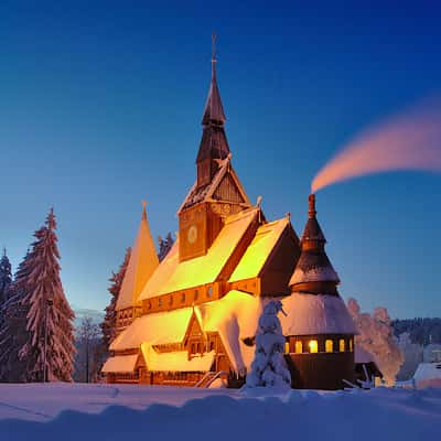 Gustav-Adolf-stave-church, Germany