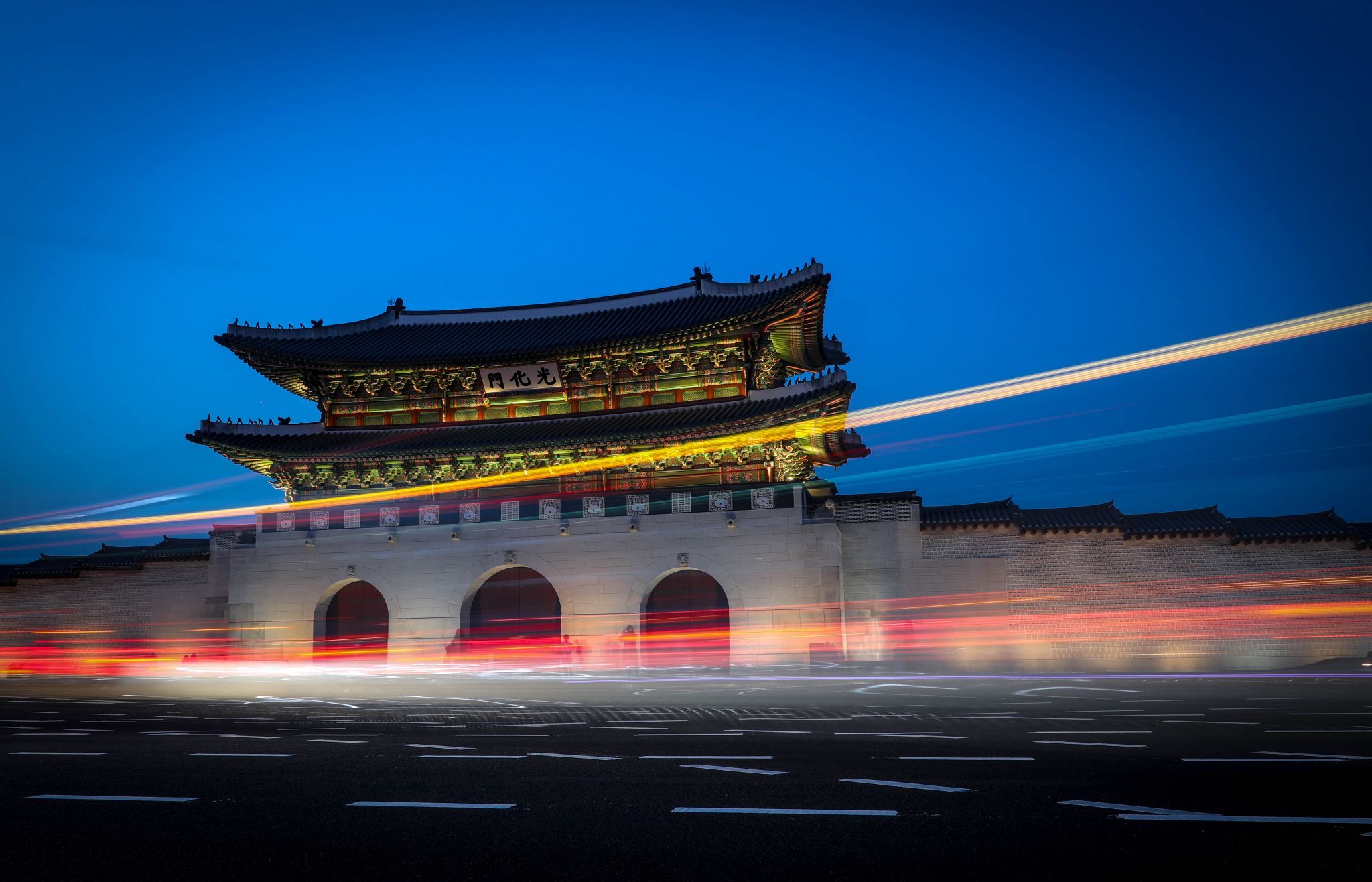 Gwanghwamun Gate, South Korea