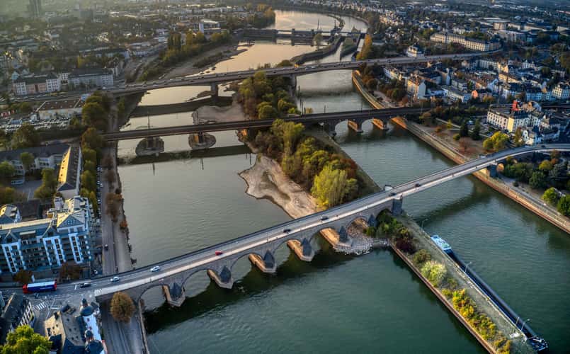 Koblenz from Ehrenbreitstein Fortress