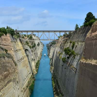 Korinthos channel, Greece