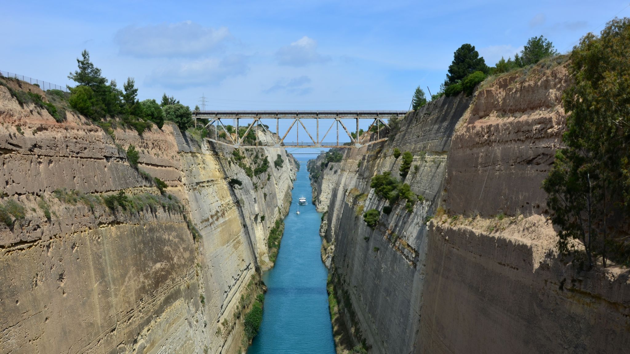 Korinthos channel, Greece