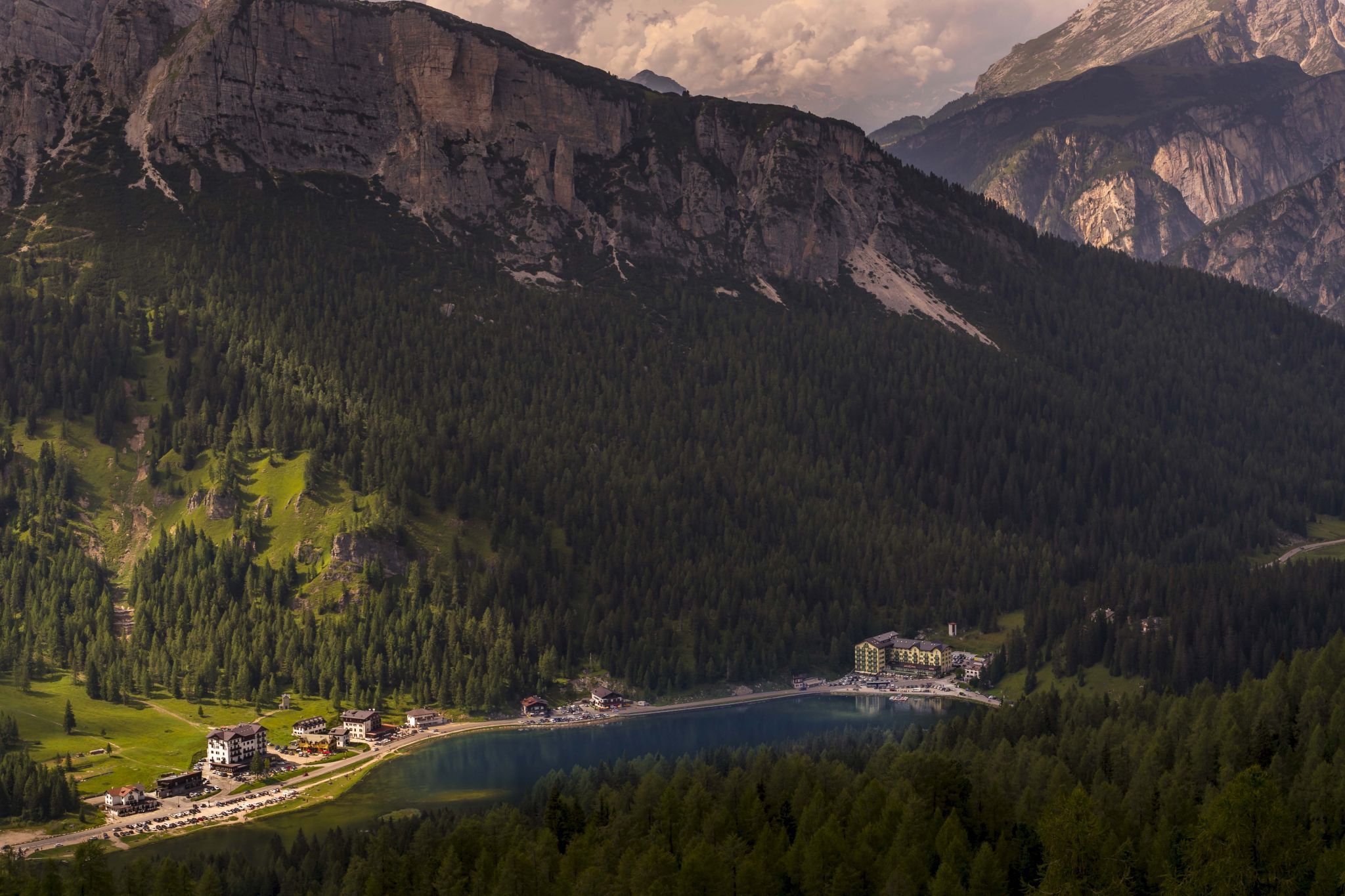 Lago Misurina from Col De Varda, Italy