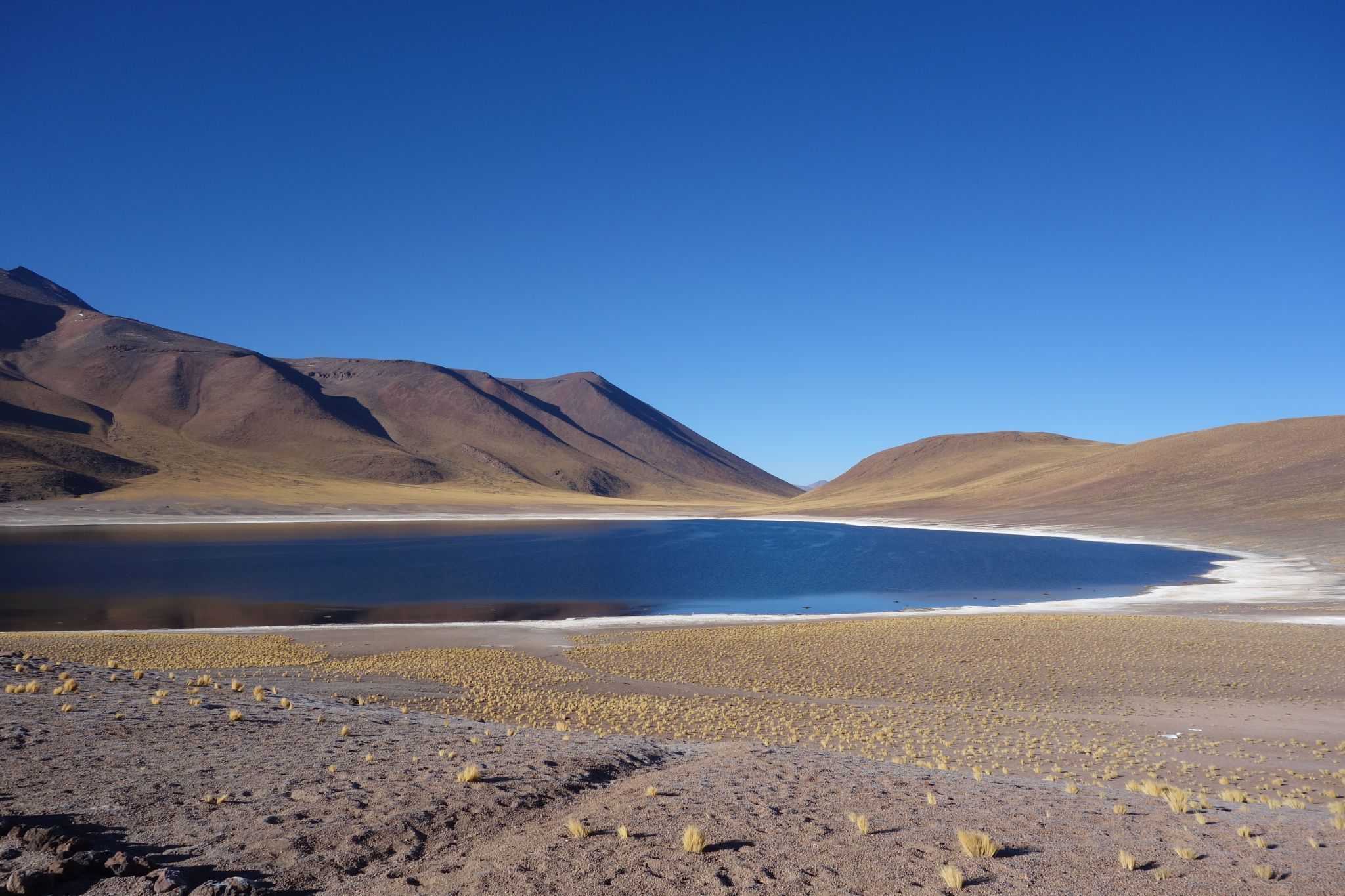 Laguna Miniques Overview, Lagunas Miñiques, Chile