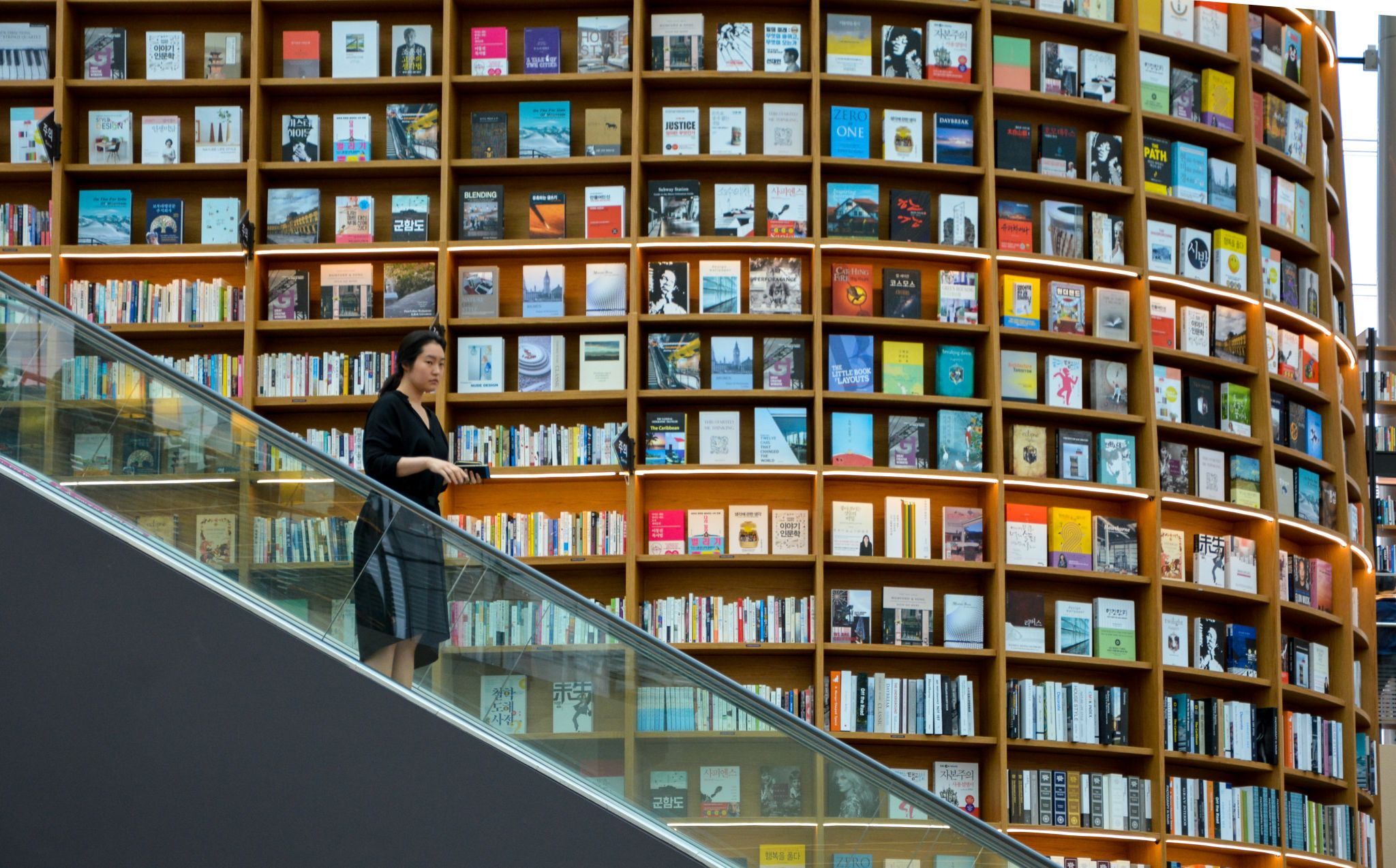 Library inside a Mall, South Korea