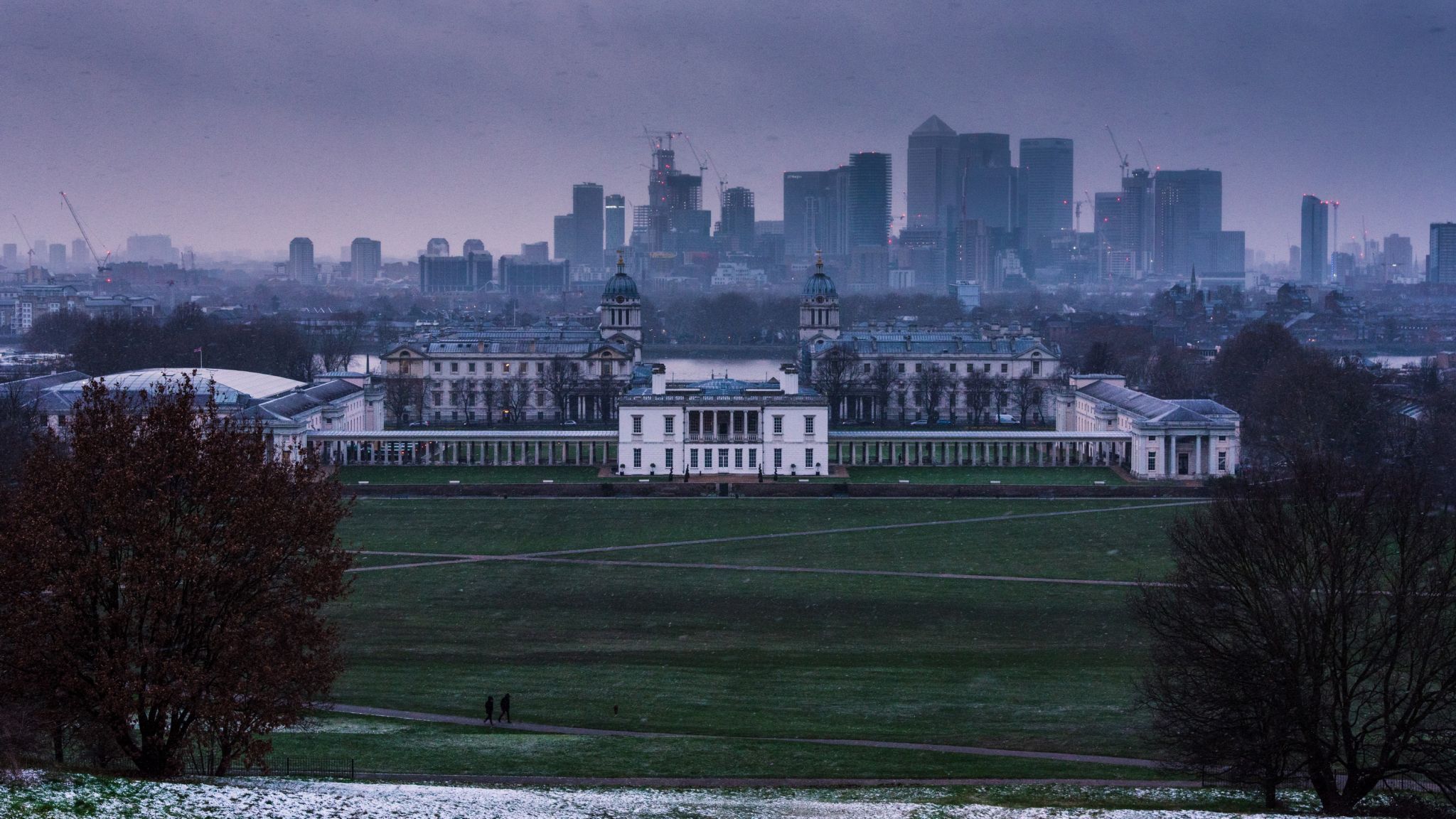 London Skyline from Greenwich Park, United Kingdom