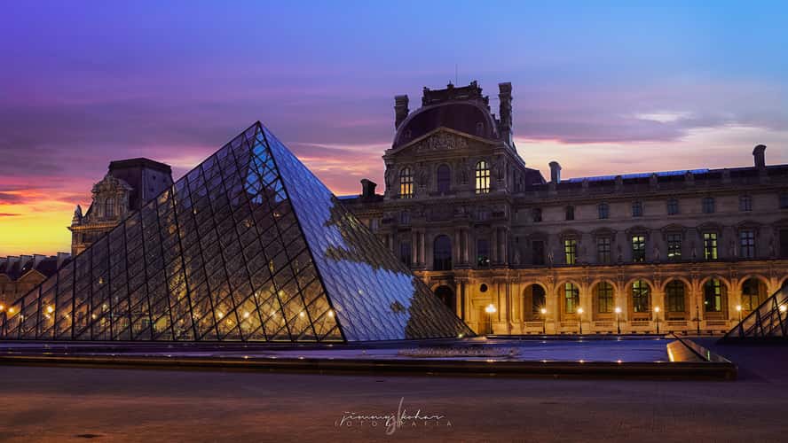 Louvre Pyramid and Museum