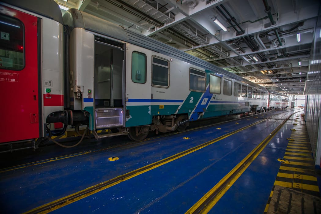 Messina Train ferry from Sicily to Italy, Italy