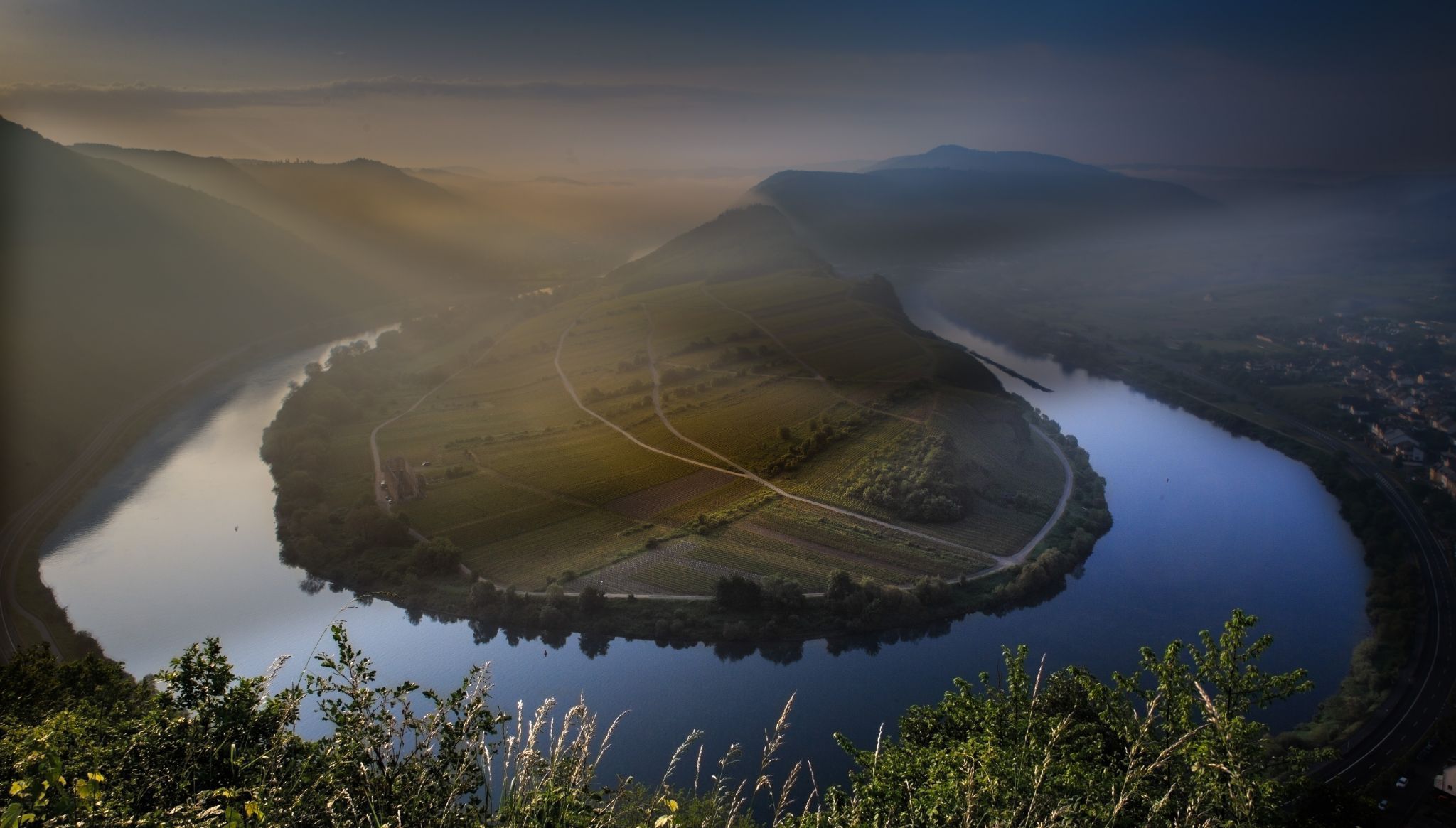 Mosel Bend Bremm, Germany