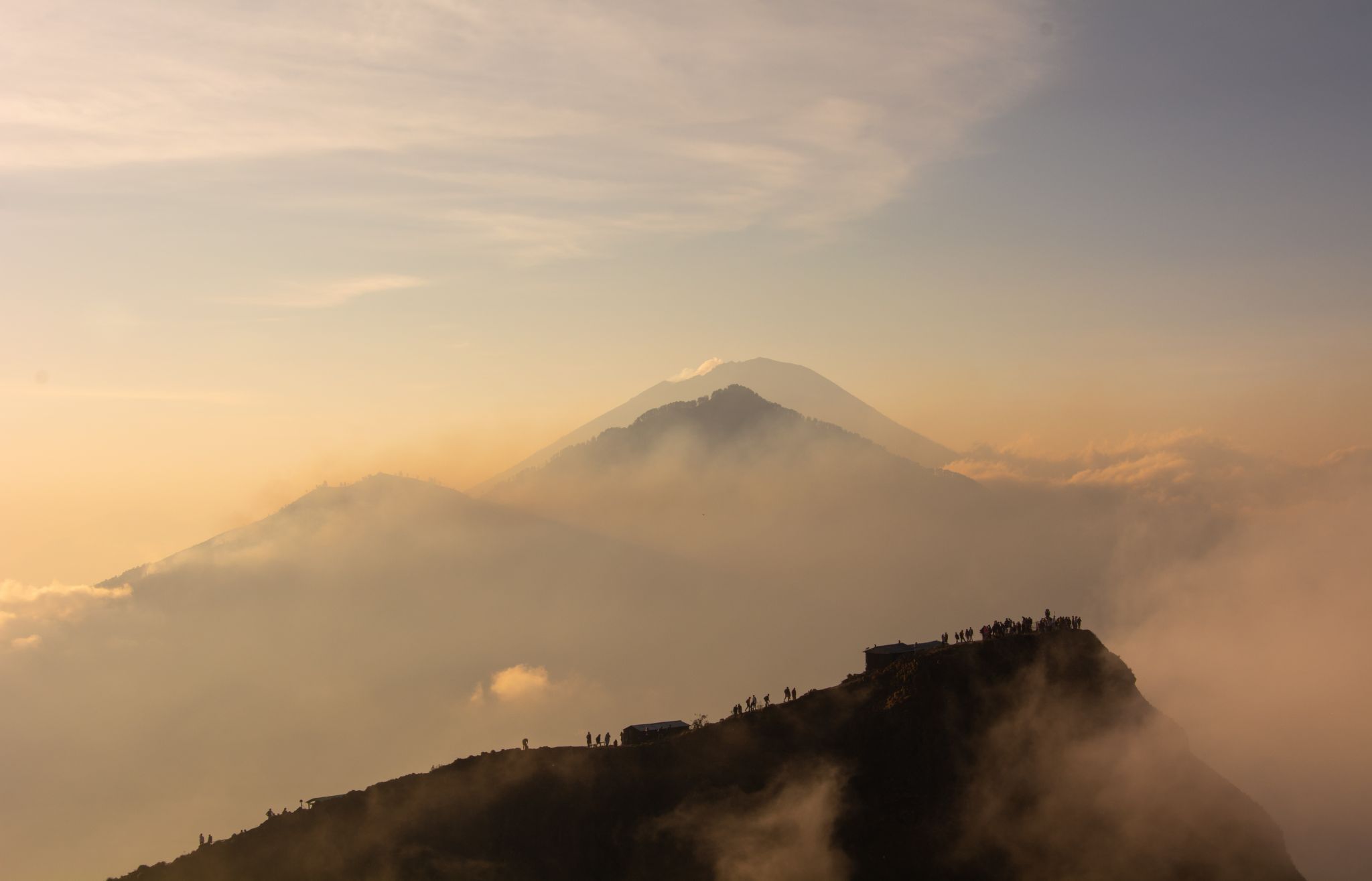 Mount Batur or Gunung Batur (local language), Indonesia