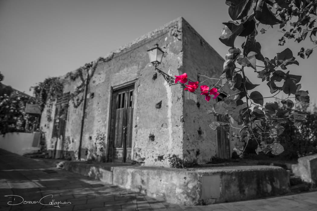 Old building Malfa Salina, Italy
