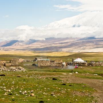 Pamir plateau near Lake Karakul, China