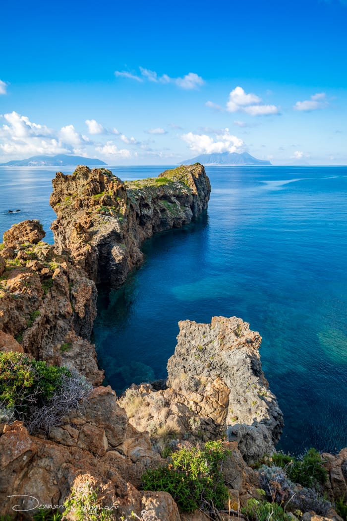 Panarea Looking toward Salina & Lipari, Italy