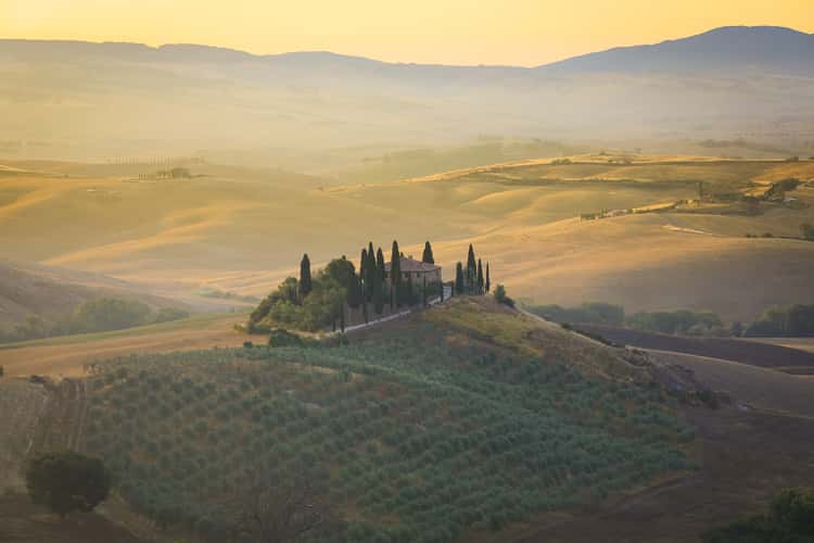 Podere Belvedere in the Val D'orcia Tuscany