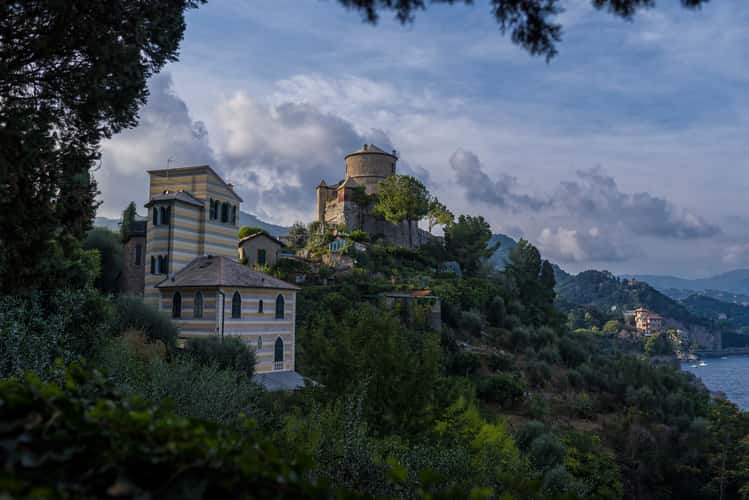 Portofino from Castello Brown
