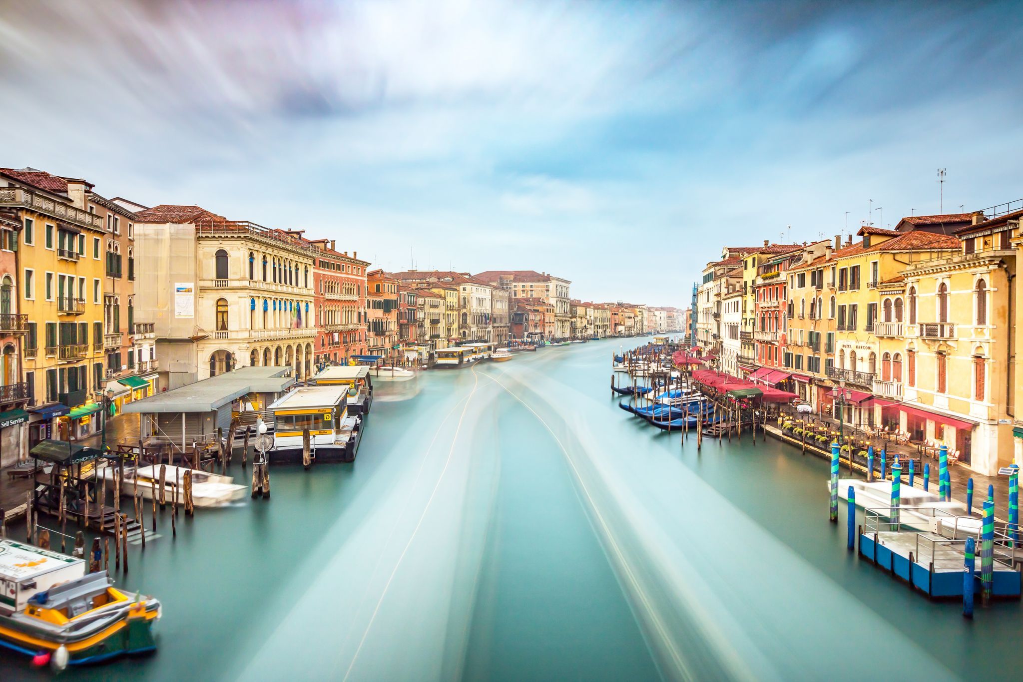 View from Rialto Bridge, Italy
