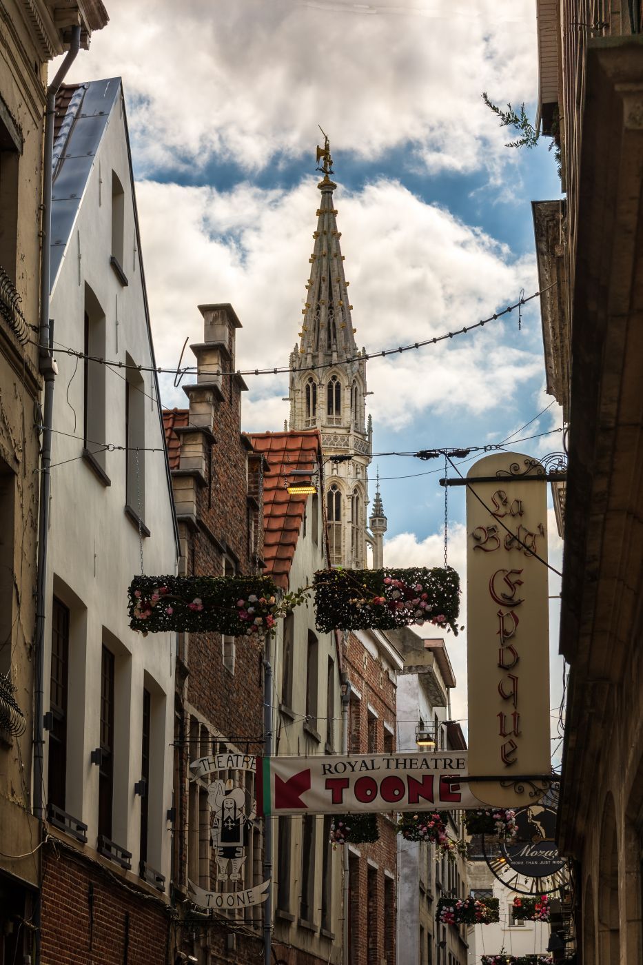 Rue des Bouchers, Brussels, Belgium