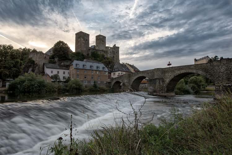 Runkel Castle above the Lahn