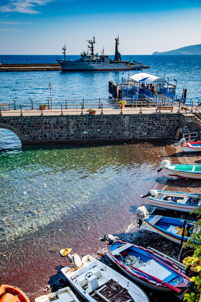 Santa Marina fishing boats to Sea Shepard Salina, Italy