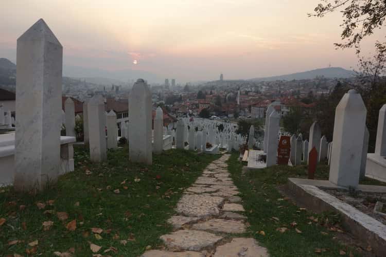 Sarajevo Skyline, seen from Žuta Tabija