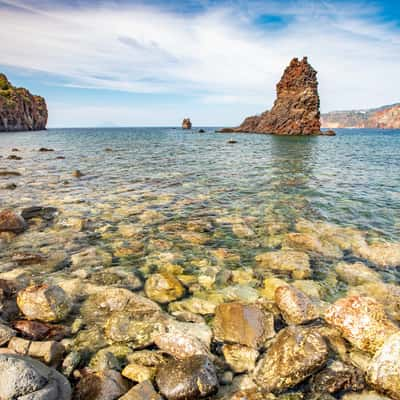 Sea Stack on Vulcano, Italy